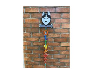 Husky Dog hanging Nameplate 1 1