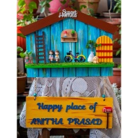 Handmade Customized Family Nameplate For Home