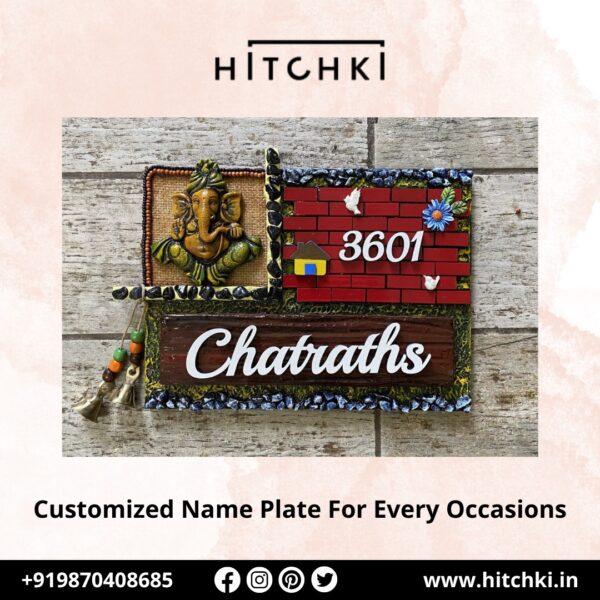 Illuminate Your Home This Diwali with Custom Divine Name Plates from Hitchki