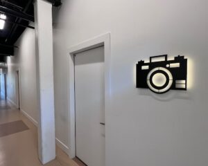 Illuminate Your Space with Vintage Camera LED Metal Wall Decor