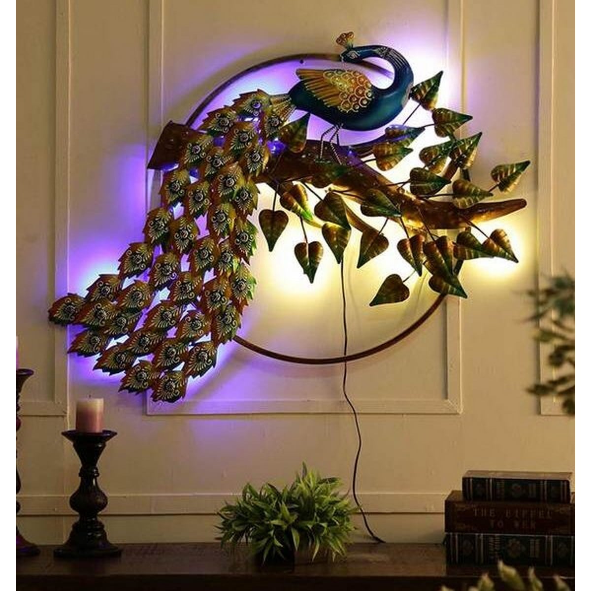 Peacock Antique Light for Home Decor  