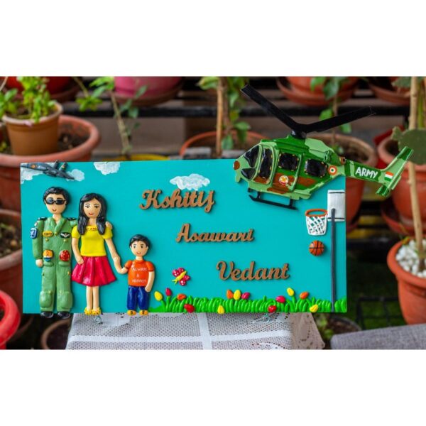 Indian Airforce Themed Nameplate 3