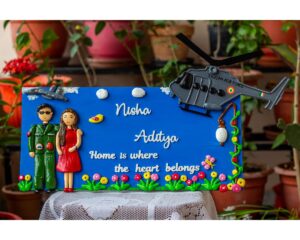 Indian Airforce themed nameplate 2