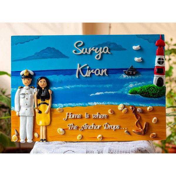 Indian Navy themed nameplate 600x600