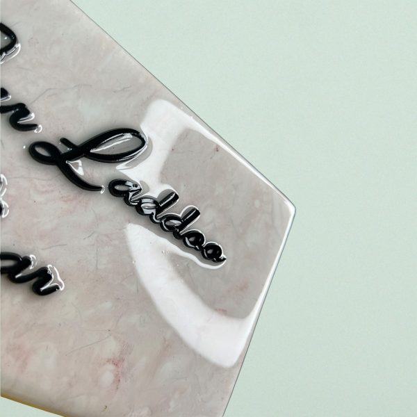 Italian Marble Kids Nameplate 4