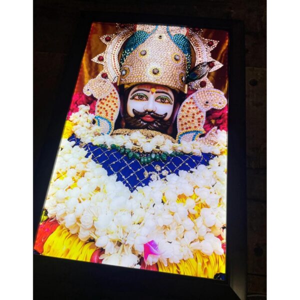 Khatu Shyam Acrylic LED Frame Personalized2