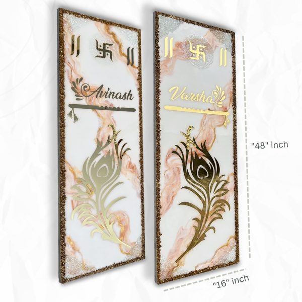 Krishna Marble Resin Nameplate 3