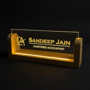 LED Desk Nameplate