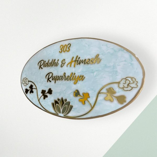 Laxmi Ganesh Resin Nameplate 2