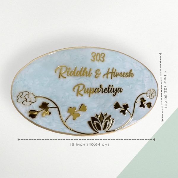 Laxmi Ganesh Resin Nameplate 3