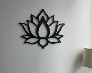 Lotus Flower Metal Wall Art