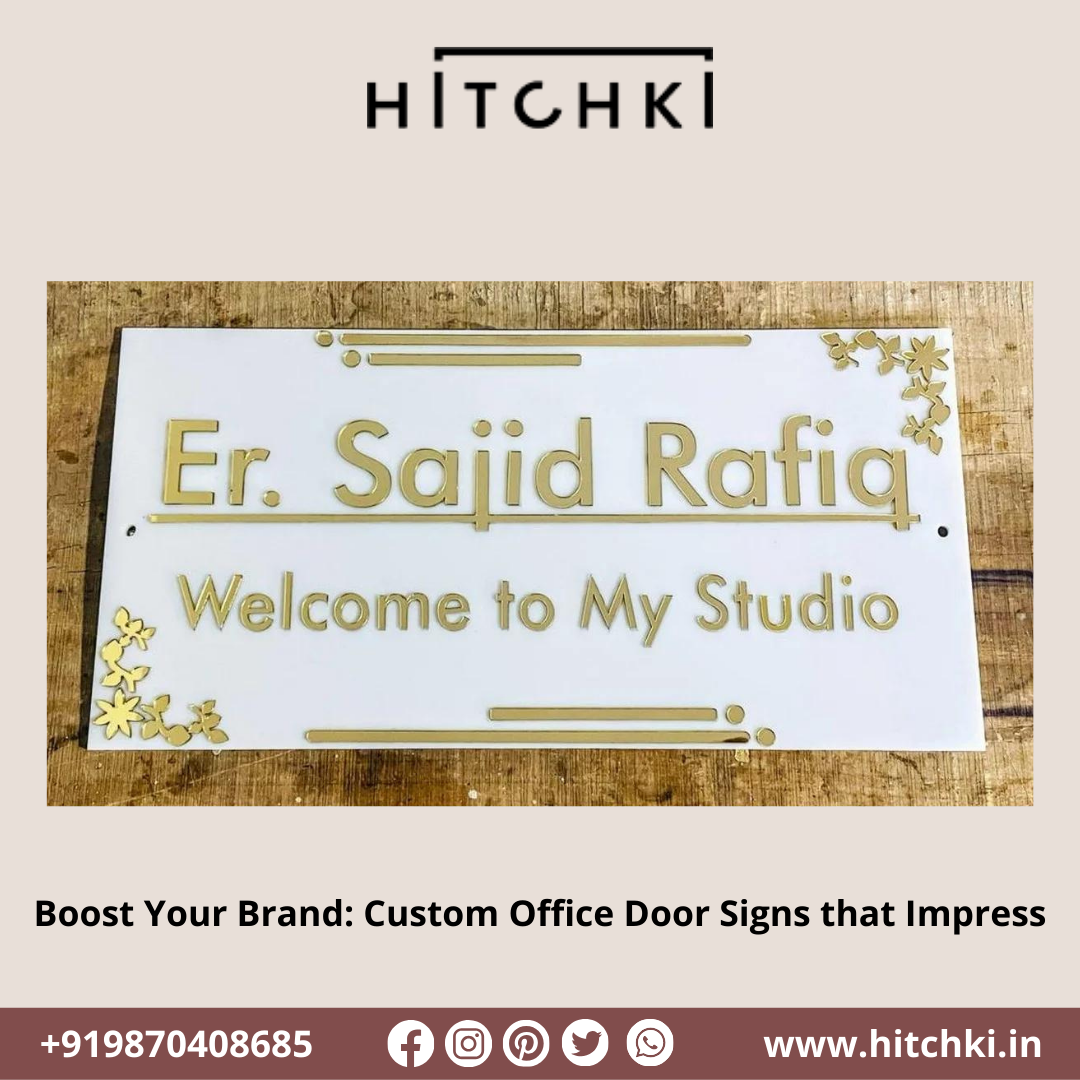 Make a Lasting Impression with Custom Office Door Signs