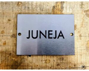 Metal Engraved Name Plate