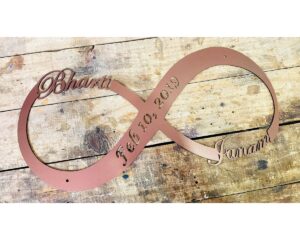 Metal Infinity Sign For Home Customizable 1