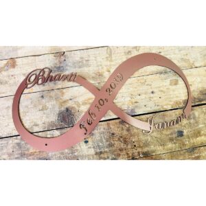 Metal Infinity Sign For Home Customizable 1