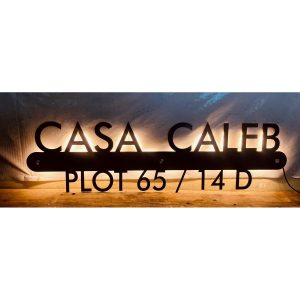 Metal LED Waterproof Home Name Plate