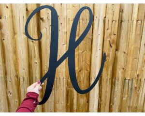 Metal Letter Sign (Customizable)