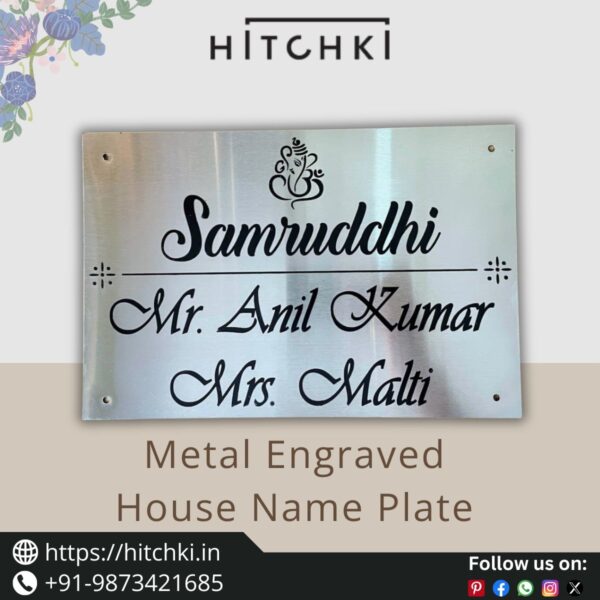Metal Nameplates for All Occasions Shop Now At Hitchki