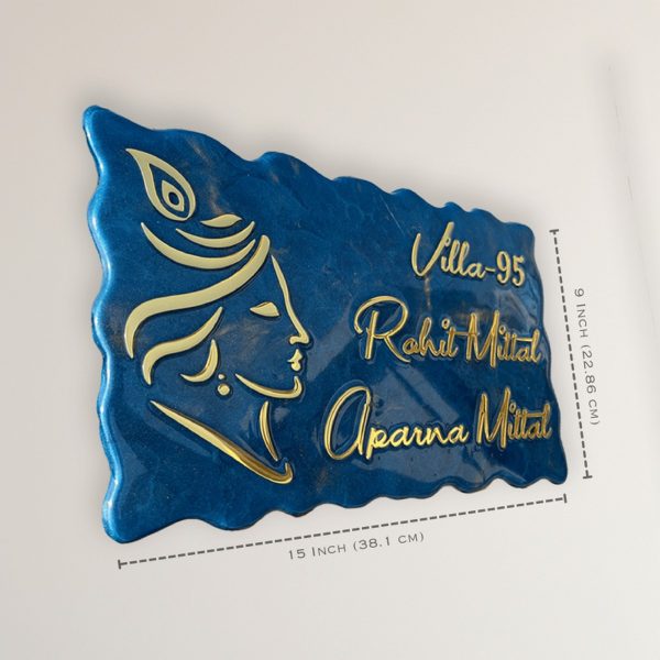 Metallic Resin Coated Nameplate 4