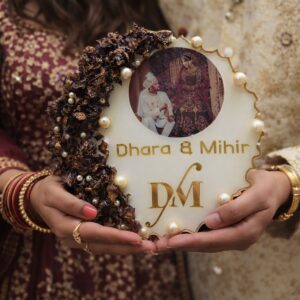 Moon shaped Resin Art 6