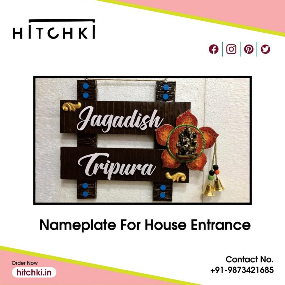 Nameplates For Entrance Main Door HITCHKI
