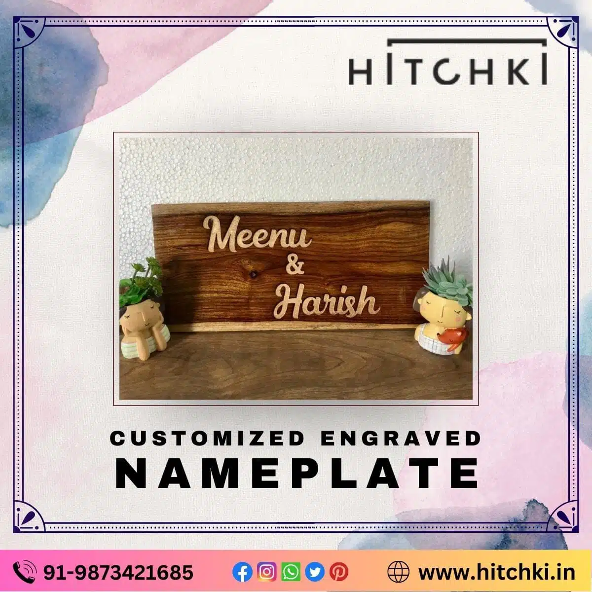 New Customized Engraved Nameplate Online In India