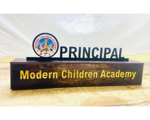 New Design Principal Personalised Desk Name Plate