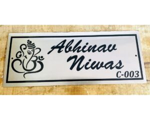 New Design Stainless Steel 304 Engraved Home Plate