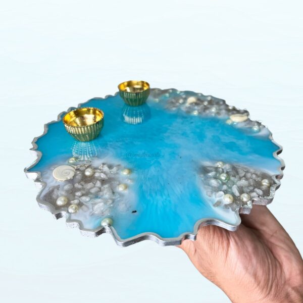 Ocean Theme Designed Pooja Platter1