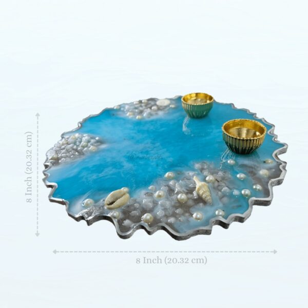 Ocean Theme Designed Pooja Platter4