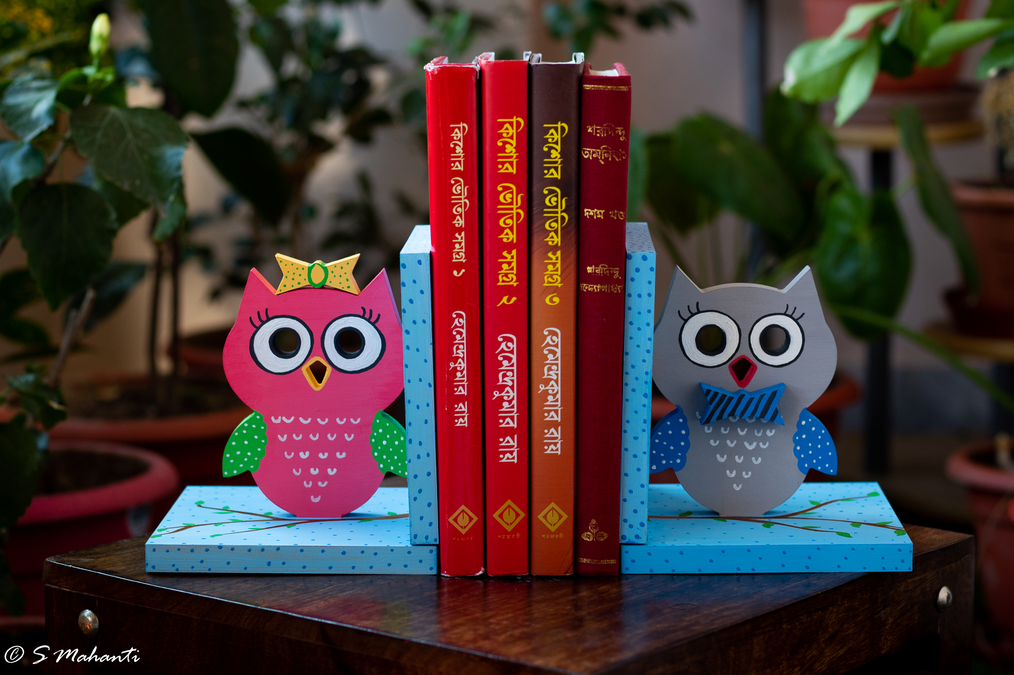 Owl themed book end....