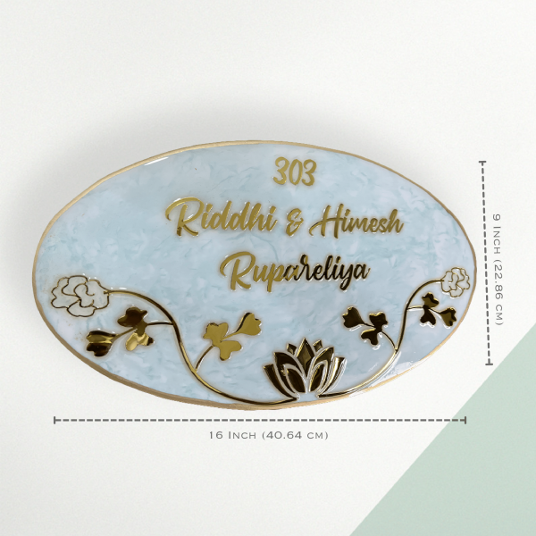 Resin Nameplate Epoxy Nameplate Trendy Nameplate Premium Nameplate House Nameplate