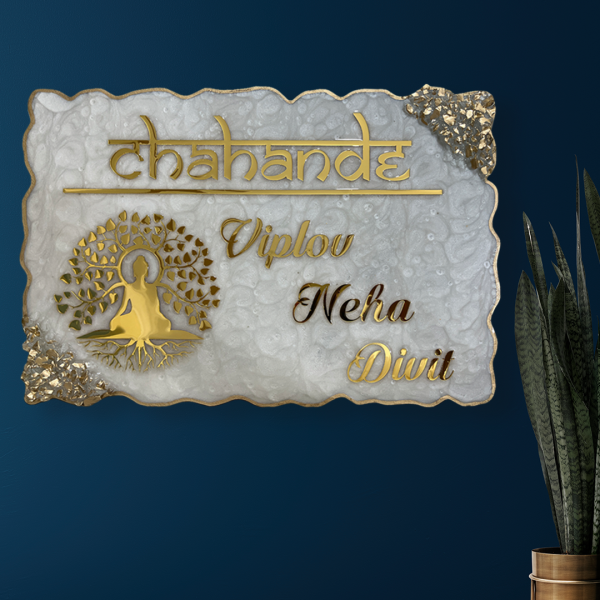 Resin Nameplatee Epoxy Nameplate House Nameplate Oval Nameplate Ganesha Nameplate Trendy Nameplate Premium Nameplate