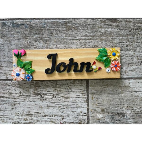 Personalized Beautiful Kids Room Nameplate