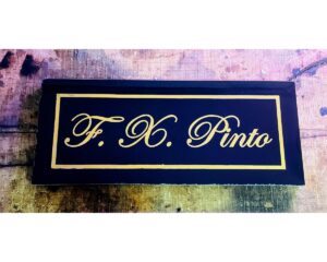 Personalized Black Granite Laser Engraved Home Name Plate