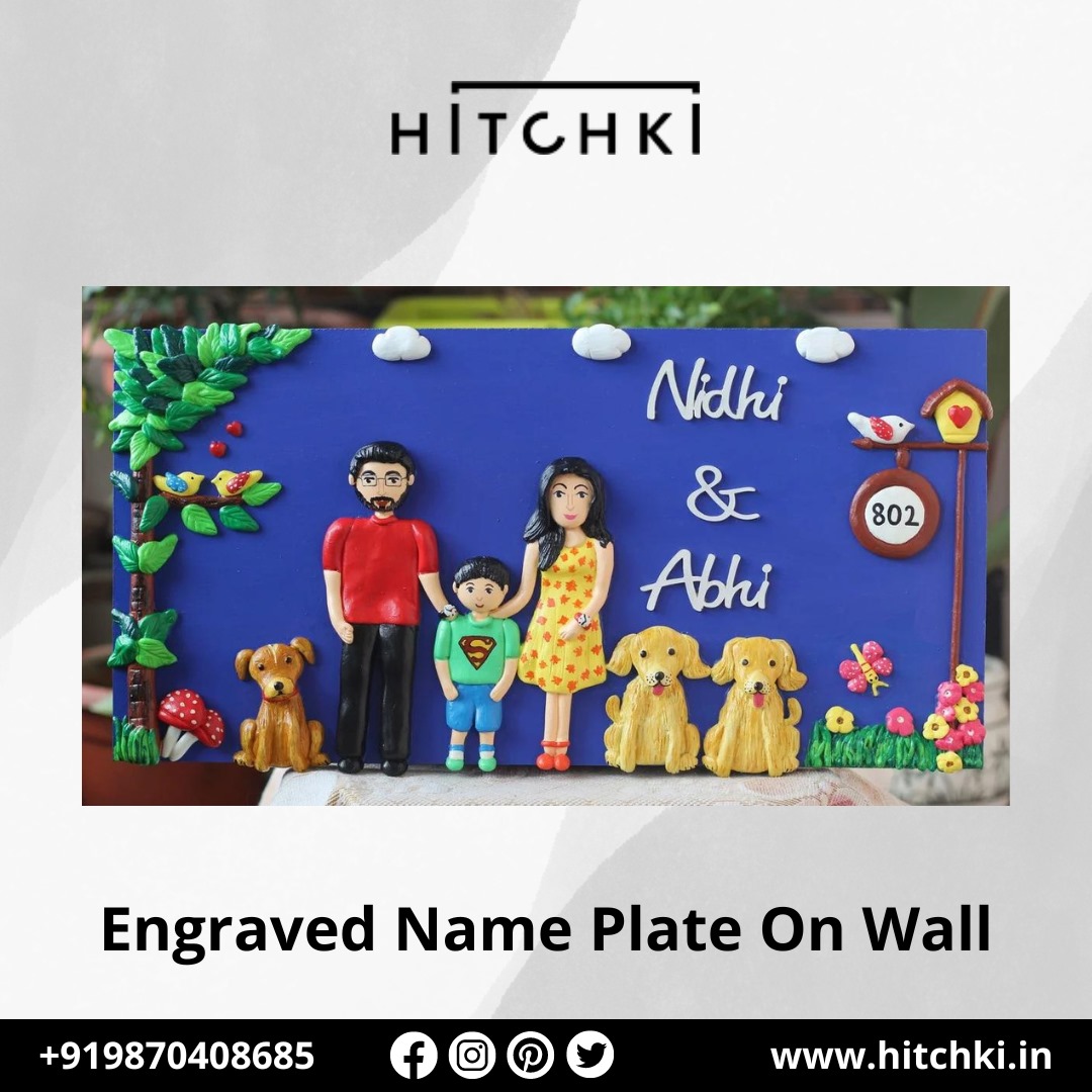 Personalized Engraved Name Plate A Unique Touch for Your Home