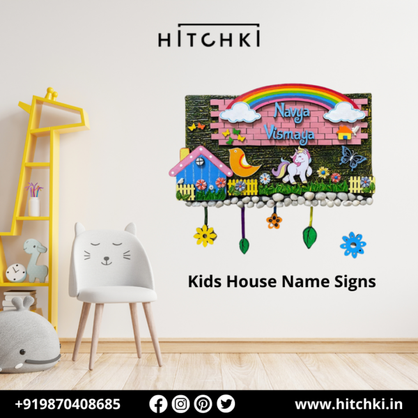 Personalized Kids Room Name Signs – Brighten Up Your Childs Space with Custom Designs