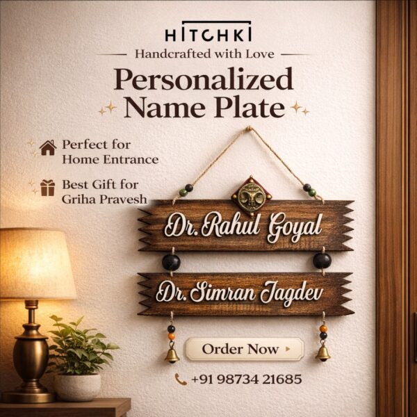 Personalized Name Plate Hitchki