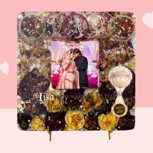 Premium Red and White Rose Varmala Preservation