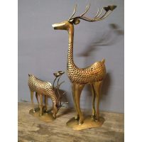 Set of 2 Rajasthani Dancing Couple Table Top Decor