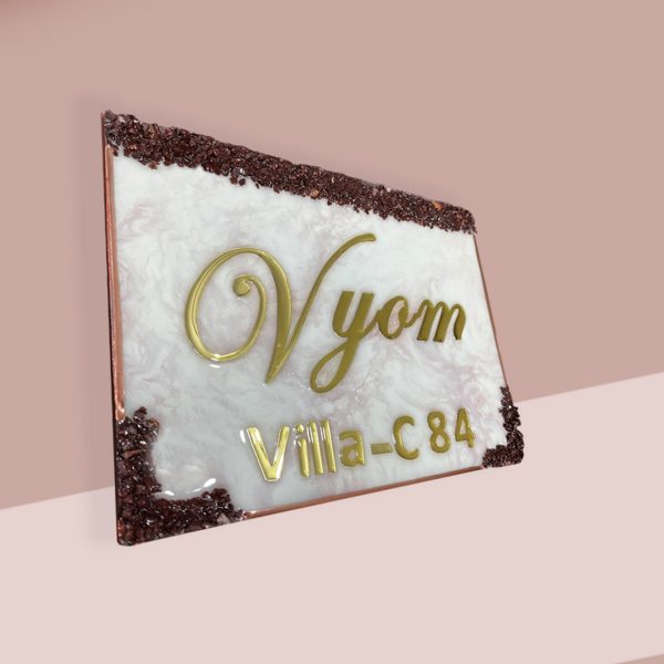 Resin House Nameplate 3