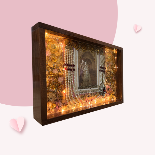 Resin Varmala Preservation in Wooden Frame 3