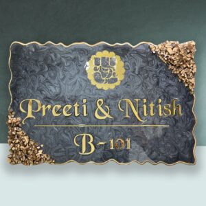 Resin nameplate