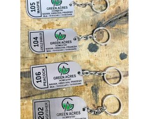 Resort Stainless Steel Keychains