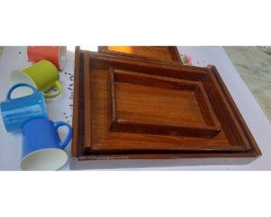 Sheesham Wood Trays for Serving, Gifting, and Decor