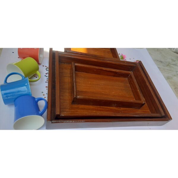 Sheesham Wood Trays for Serving, Gifting, and Decor