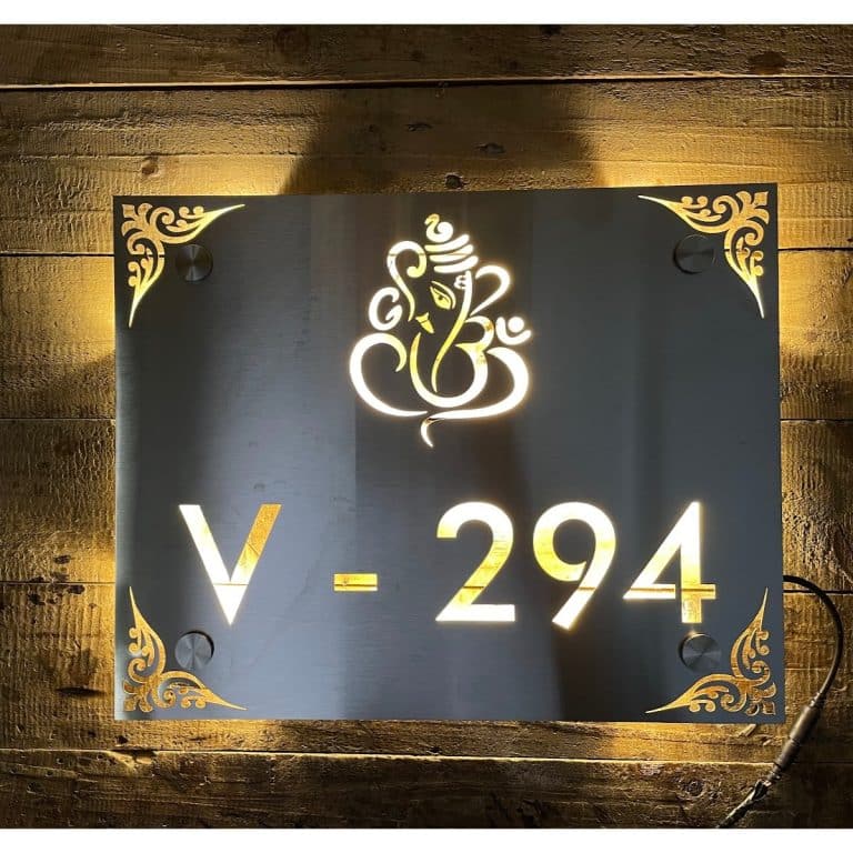 Stainless Steel 304 Waterproof Name Plate