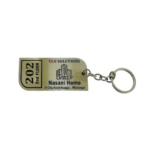 Stainless Steel Engraved Keychain Custamised