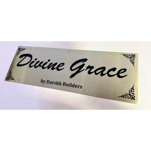 Stainless Steel Engraved Name Plate