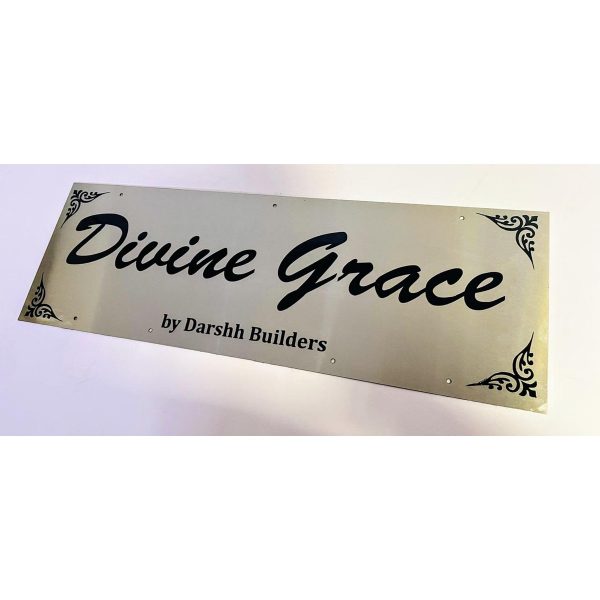 Stainless Steel Engraved Name Plate